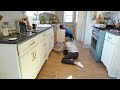 New DIY Red Oak Flooring in Our Cottage Inspired Kitchen!