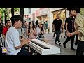 I Played the Best Anime Piano Songs in Public [Your lie in April, Studio Ghibli, Angel Beats]