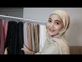 BELI 100 HANGERS KHAS UNTUK TUDUNG JE?! Showing My Hijab Collection 🧕🏻💜