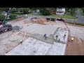 Laying the foundation for Holiness Tabernacle Church, Woodbridge, VA