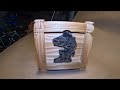 Laser Marquetry, Woodturning, CNC Carving, and Layered Sculpting in a Hunting and Fishing Loupes Box