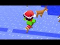 Playing Minecraft as a BABY Reindeer!