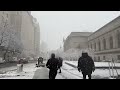 [4K]🇺🇸New York City's Biggest Snowstorm in two years☃️❄️Upper East Side & Central Park/ Feb.  2024