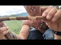 Caleb Cox Primitive Tracker Knife Try Stick