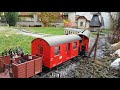 Herbstlicher HSB-Fahrtag auf Carsten`s LGB-Gartenbahn