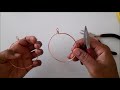 How To Easily Make Your Own Hoop Earrings | How To Make These Hammered Textured Large Hoop Earrings