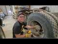 Dewalt DCF900 Impact 1/2in vs Dewalt DCF897 Impact 3/4in Field test on Semi wheels!