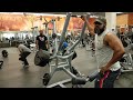 James works 5 plates on the lat machine 12/2/2017