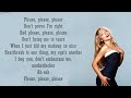 Sabrina Carpenter - Please Please Please | Lyrics