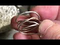 DEMO - Make a twisted wire band ring using Argentium®️ 935 Sterling Silver - ENTIRELY FUSED