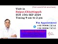 Dr. Ashwani Maichand in Raipur Chhattisgarh (15th SEP 2024)