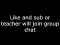 When the teacher joins your discord group chat
