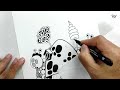 41 # 100 days of tangling | zentangle 100 day challenge | zentangle doodle art | zentangle art