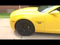 2011 Chevy Camaro RS (Black and yellow) plast-dipped rims