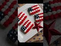 American flag cookies! 🇺🇸 #america #fourthofjuly #cookies #flag #fourthofjulycookies #royalicing
