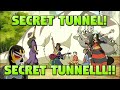 Minecraft but every time SECRET TUNNEL is played there is a bucket on my head!