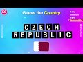 Guess The Countries By First 2 Letters 🌍 Country Quiz 🤔🗺️