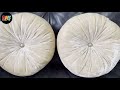 DIY round velvet luxury cushion || DIY round pillow/round cushion || super easy velvet cushion