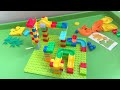 satisfying with unboxing marble run building blocks