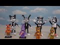 Five Nights at Freddy's Mashup Bendy and the Ink Machine Bootleg Action Figure FNAFs