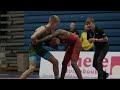 U15 S. Tharmalingam (SWE) vs M. Krukovski (LTU) 52kg. Youth boys greco-roman wrestling.
