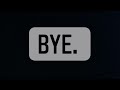 'Bye' Trigger Warning! PSA-shortfilm 2021