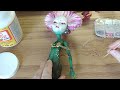 Doll repaint - Orchid flower which I don't need to water (Monster High Repaint)