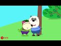 Don't Be Angry, Wolf Dad! Baby Wolf Will Become A Good Student! | Kids Cartoon | @mommywolf