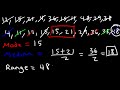 Mean, Median, Mode, and Range - How To Find It!