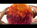 175] EASY Resin and Alcohol Ink Petri Art 🍁 Perfect for Fall Coasters, Trays, Wall Art, and More!