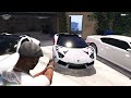 GTA 5 - Stealing MODIFIED DIAMOND LUXURY Cars with Franklin (Real Life Cars #132)