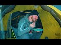 Winter Hot Tent Camping In Snow 15°F | ASMR