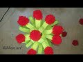 How to make Flower Vase with Wool and X-Ray/ waste and best (Best Idea 2023) | Ribbon art)