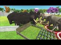 elephant vs elephant let see who gonna win/animal revolt battle simulator