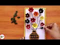 Egg carton Craft idea / make easy flowers from egg tray / diy cardboard craft