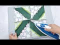 Even sewing beginners can easily make patchwork using this method.