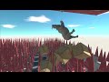 Death Jump Over GIANT SPIKES ► Animal Revolt Battle Simulator