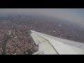 Delta B757-200 Landing Mexico City, Smog and Amazing Views