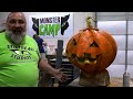 diy upholstery foam pumpkin easy to make scrap foam halloween faux pumpkin decor