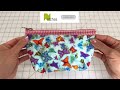 How to Sew a Pouch with an Exposed Zipper and Lining  -   Easy DIY Gift