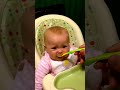 My six month old baby says first words 