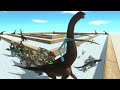 Escape From Alien Dreadnoughtus - Last Survivor - Swirl Course | Animal Revolt Battle Simulator