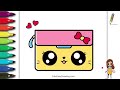 How to Draw a Cute Ladies Purse Easy Drawing and Coloring for Kids and Toddlers