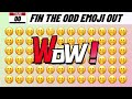 Find The Odd Emoji Out | Emoji Puzzle Quiz
