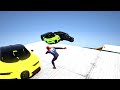GTA V Mega Ramp On Monster truck, Jets and Boats By Trevor and Friends Stunt Map Racing Challenge