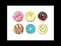 Fun Doughnuts Paintings in Watercolour