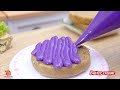 🦄 Magical Rainbow Cake 🌈 Colorful Miniature Rainbow Unicorn Cake Decoration | Tiny Cakes Recipe