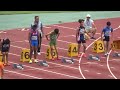 片山瑛太の大会記録を上回る 小寺慎之助 予選 3年 男子100m 千葉県中学通信陸上2024