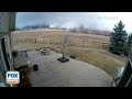 Timelapse Shows Rain, Snow Squall Barreling Through Colorado