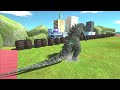Godzilla Ultimate of Evolution VS All Dinosaurs Rescue Evolved Godziila & Kong Shimo From Animals